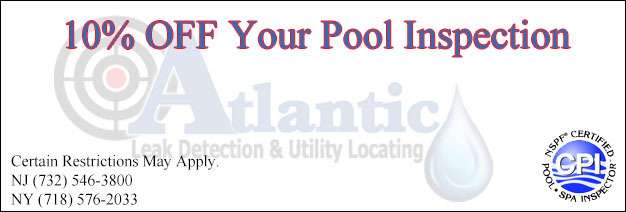 NJ and NY Pool Inspections, Atlantic Leak Detection, Pool Inspections